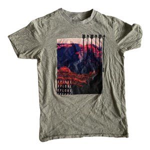 Aeropostale Gray Graphic Men's Tee- Size XS